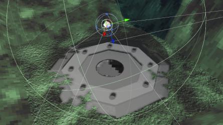 Left: Where the player is just before entering the tunnel.<br>Right: Where they are after entering.